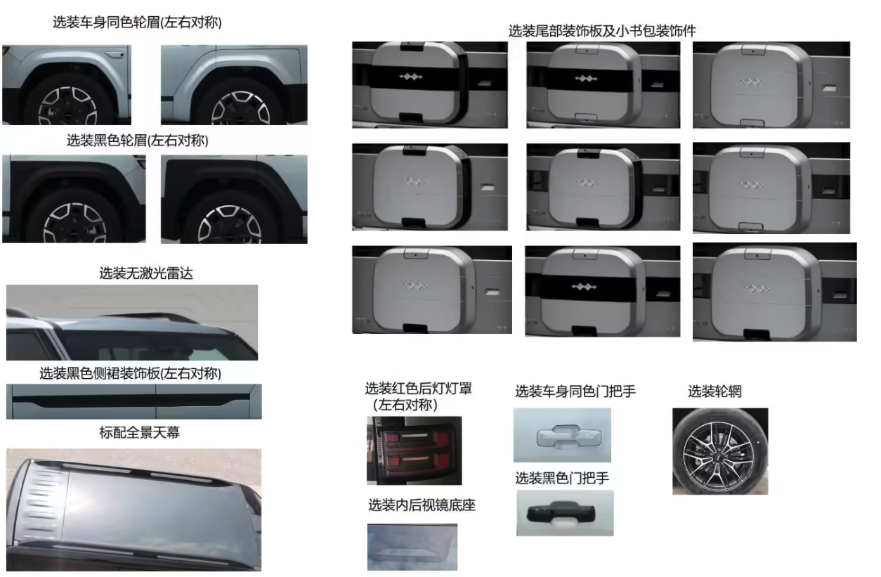 比亚迪方程豹钛7纯电版申报公示 动力配置全面曝光